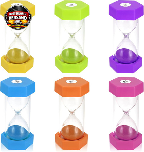 Sanduhr set kinder farben - 6,