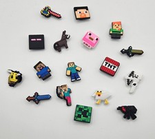 17x Minecraft Schuh Charms für Croc DIY Dekoration Zubehör Kind Tier