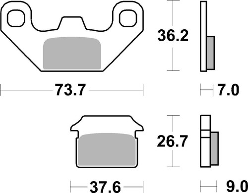 Brembo bremsbelagsatz - brembo,