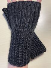 Pulswärmer Armstulpen Schwarz 21cm frisch handgestrickt - Stay Warm ?