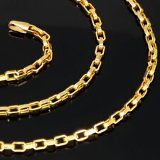 Glänzende Ankerkette 585er 14K ECHT GOLD 4mm 55cm NEU Schmuck Unisex Halskette