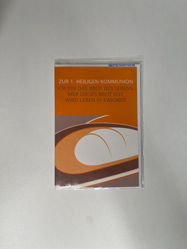 Kommunion geschenkkarte - kommunion,