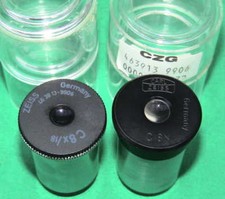 2x C. Zeiss Mikroskop Okular 8x/18 Microscope Eyepiece Ocular Standard Amplival
