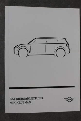 Mini clubman betriebsanleitung - mini,