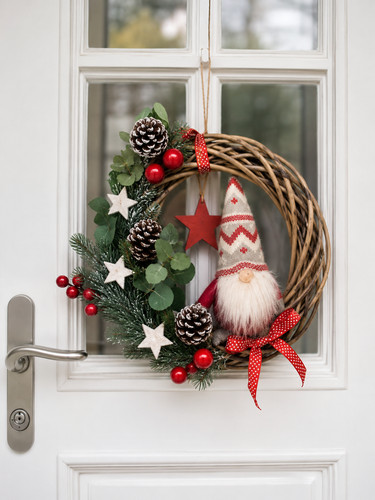 Weihnachtskranz wichtel - weihnachtskranz,