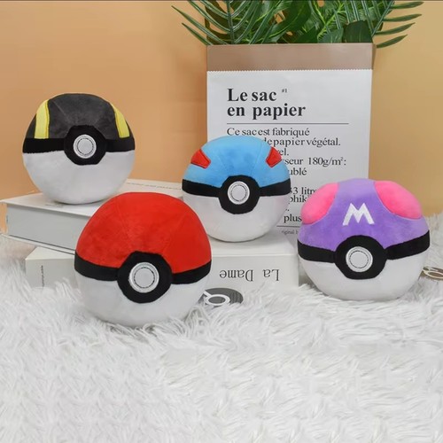 Pokéball plüsch set - 4x,