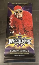 Hulk Hogan - Wrestlemania 30 Banner - New Orleans - Selten - WWE
