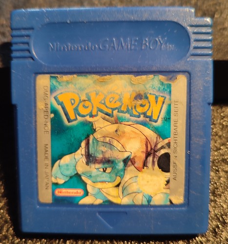 Pokemon blau nintendo gameboy - pokemon,