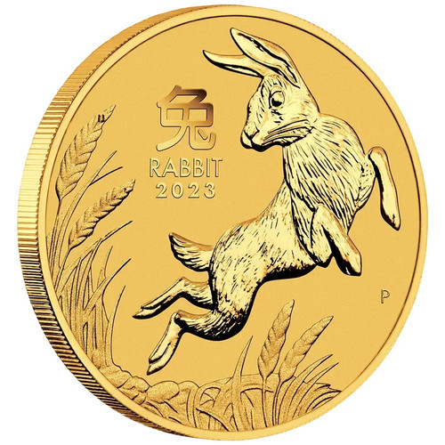 Goldmünze jahr des - jahr, hasen