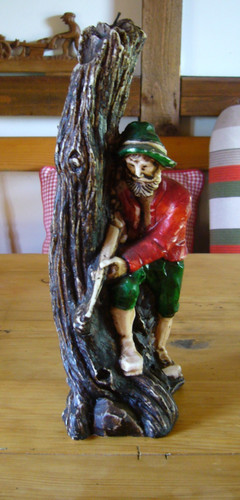 Alte kerze wachsfigur - alte,