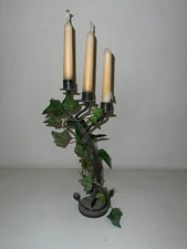 Kleiner Kerzenständer aus Schmiedeeisen für 3 kleine Stabkerzen