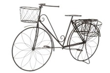 Blumen-Fahrrad Antik Metall