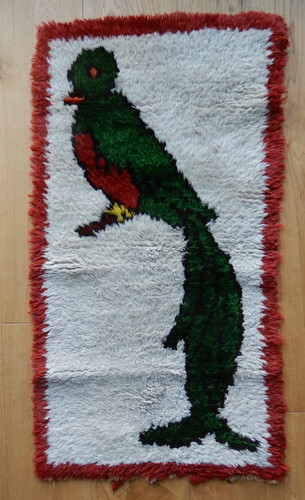Bettvorleger mit quetzal aus - bettvorleger,
