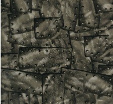 Wassertransferdruck Folie Stahlplatten Nieten - 50cm breit