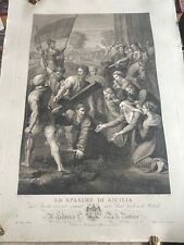 Stahlstich "LO SPASIMO DI SICILIA" nach Raffael, König Ludwig I von Bayern, 1830