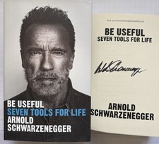 Arnold Schwarzenegger signiert Buch Original Unterschrift Signed Autogramm