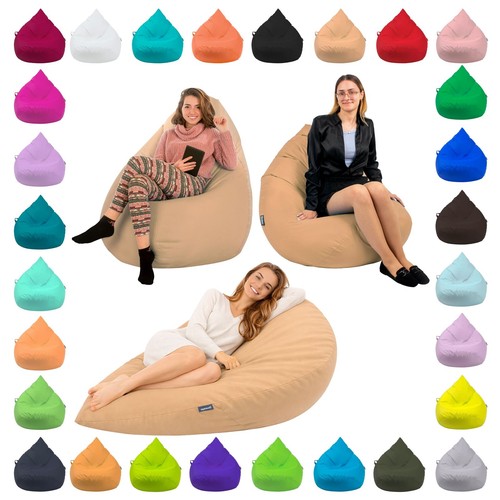 Sitzsack tropfenform sand xxl - sitzsack,