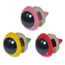 10 Paar Kunststoffaugen 14mm