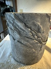 PFLANZTOPF TOPF ÜBERTOPF BLUMENKÜBEL STEIN HANDARBEIT SCHWER 3,95 Kg Massiv