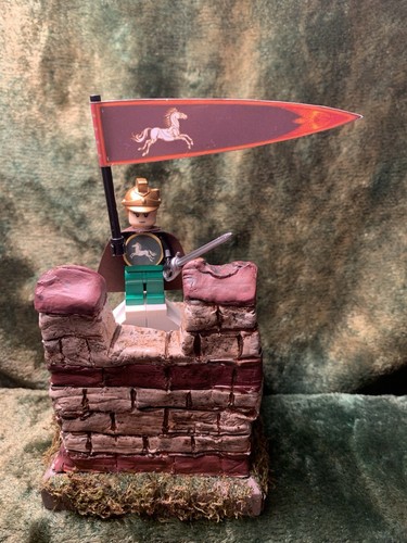 Lego fahnenstange mit herr der - fahnenstange,