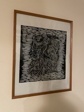 Linoldruck Linolschnitt Mid