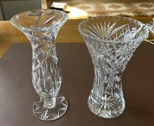 2 Bleikristall Vasen - top !