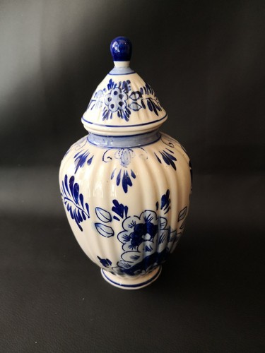 Delft deckelvase keramik cm - deckelvase,
