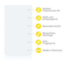 upscreen Entspiegelungs Schutzglas für RigExpert Shackmaster Power 500 Panzer 