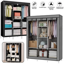 2025 Kleiderschrank Stoffschrank Neu Faltschrank Stoffkleiderschrank Schrank DE