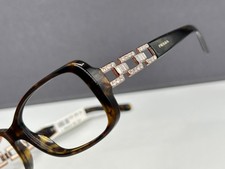 Prada Brille Damen Braun Eckig
