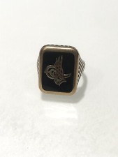 925 Sterling Silber Männer Ring Handgefertigt Signet Ottomane Stil Unbenutzt