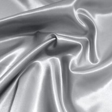 silber Glanz Satin weich