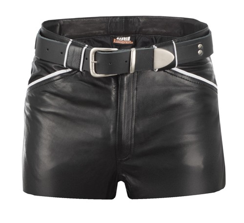 Lederhose kurz schwarz