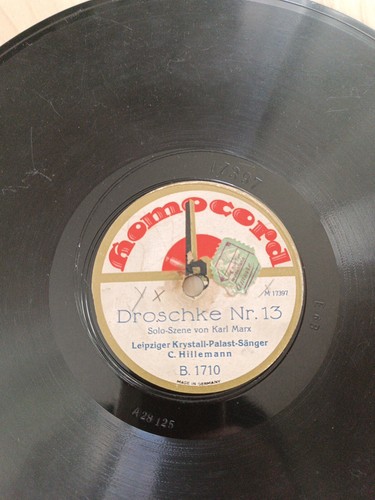 Schellack homocord droschke - homocord,