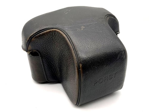 Porst leder kameratasche - leder,