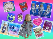 Puppen Schnittmuster Baby 43cm Zubehör 