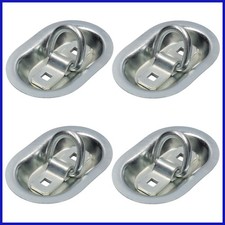 4x Zurröse klappbar Gegenplatte 2000daN LKW PKW Anhänger Ladungssicherung Mulde