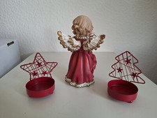 Set: roter 15-cm-Keramik-Engel