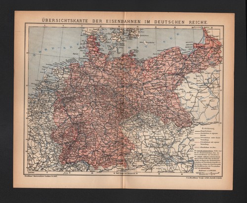 Landkarte map 1905