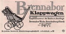 Brennabor Klappwagen Kinderwagen - 1916 - Historische Werbung - Reklame ~14x7cm