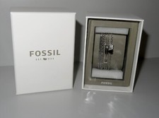 FOSSIL Damen Armband Box Damenarmband Geschenkset silberfarben JGFTSET1040 NEU