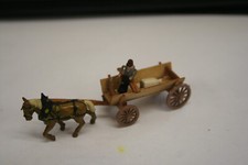 PREISER H0 HOLZ KUTSCHE MIT MEHLSÄCKEN    OW186/19