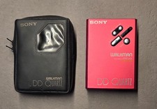 Sony Walkman WM-DDIII DD Quartz rot – funktioniert, mit Tasche, Rarität