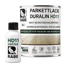 RABE Parkettlack 2K Treppenlack HD11- Holzlack Haustier- Kratzfest Parkettsiegel