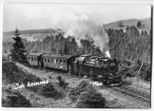 HSB mit Lok 99 245 auf dem Weg zum Brocken, 1976  ungelaufen