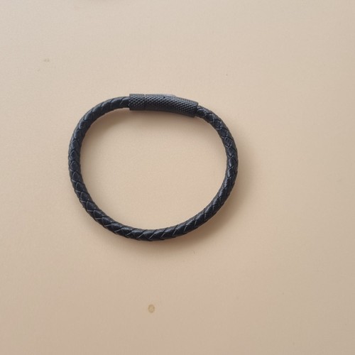 Leder 5mm armband - 5mm,