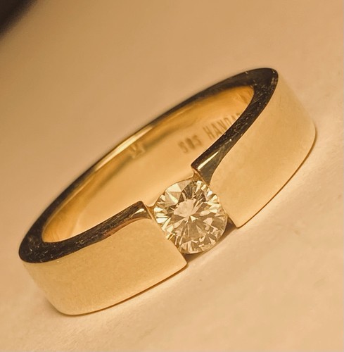 Brillantring spannring 585 - brillantring,
