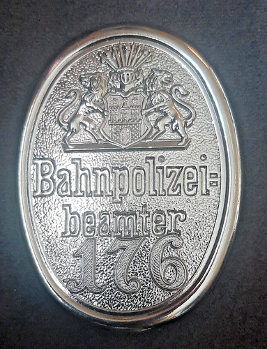 Brustabzeichen bahnpolizei - brustabzeichen,