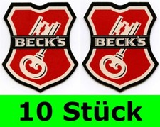10 Stück Bierdeckel Becks