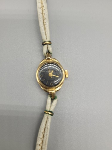 Damen uhr ruhla vergoldet - ruhla,